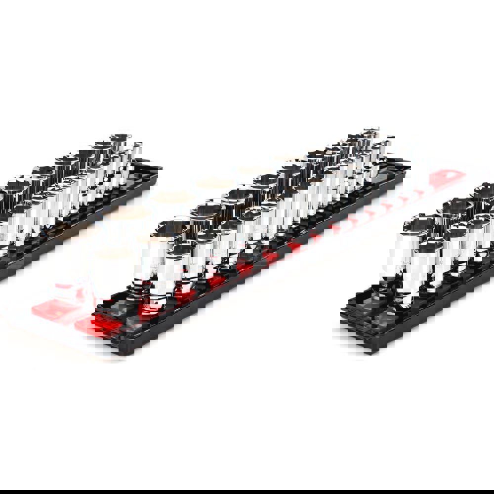 1/2 Inch Drive 6-Point Socket Set, 23-Piece (10-32 mm)