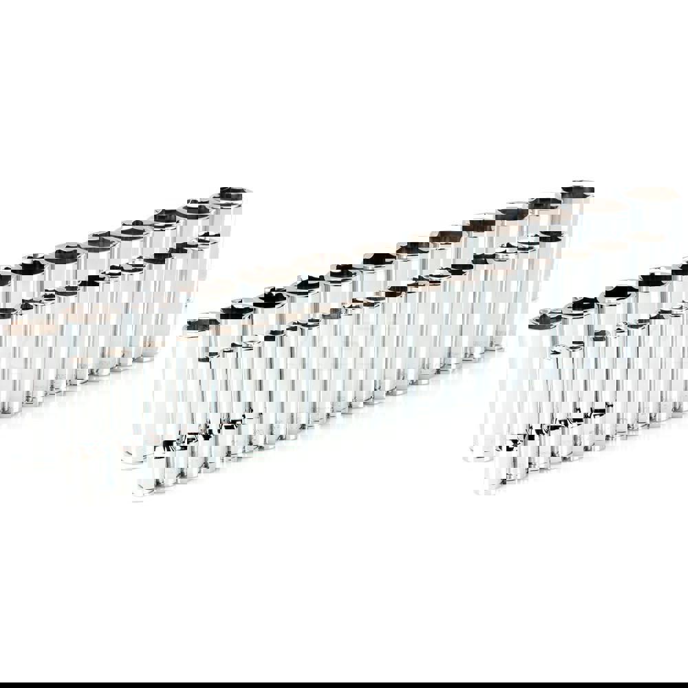 1/2 Inch Drive Deep 6-Point Socket Set, 29-Piece (10-38 mm)