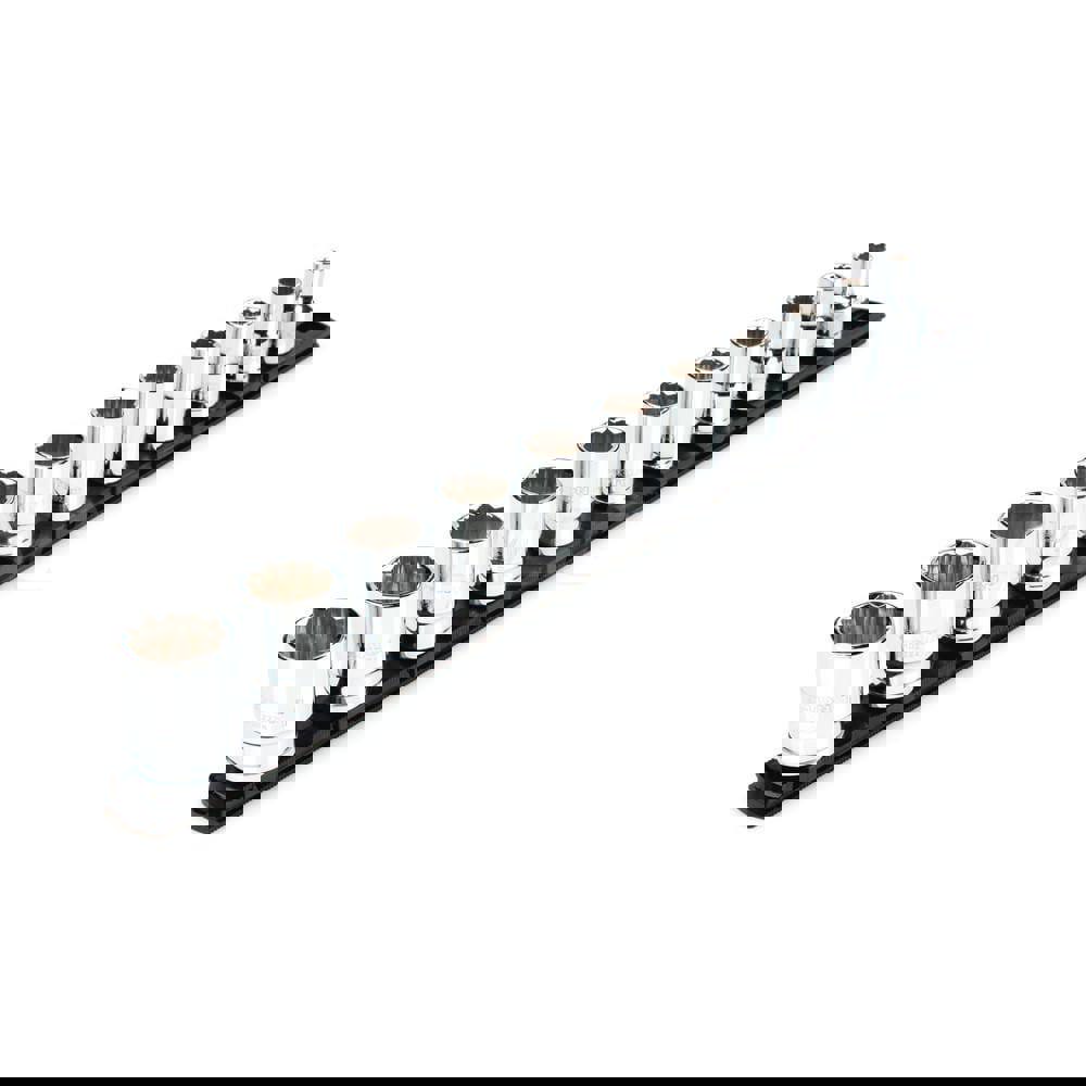 1/2 Inch Drive 12-Point Socket Set, 11-Piece (3/8-1 in.)