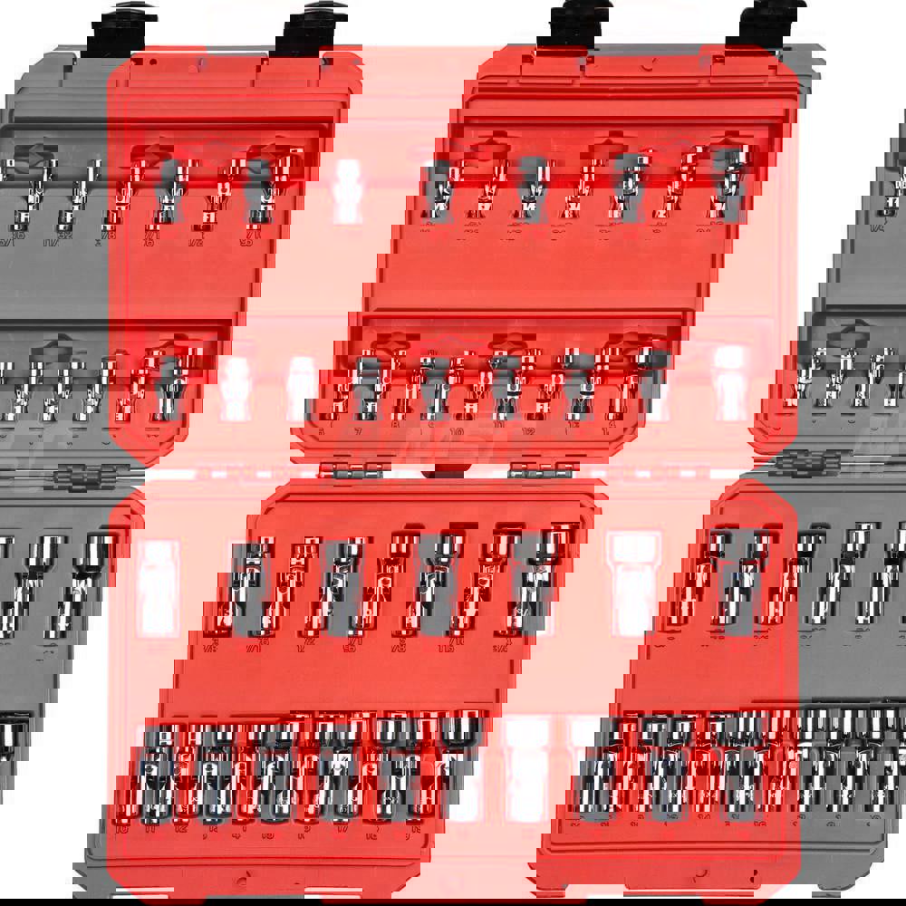 Socket Set Socket Set: 33 Pc, 1/4 to 3/4