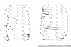 12.6X15.8 BASIN GRID F/ MIR SS