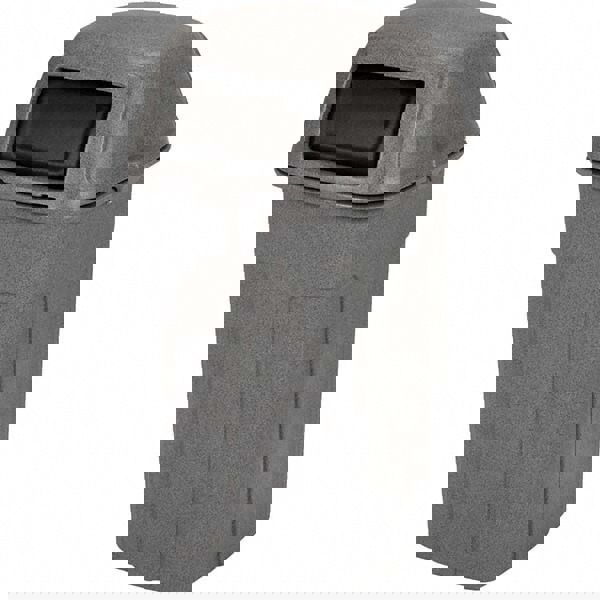 50 Gal Square Graystone Trash Can