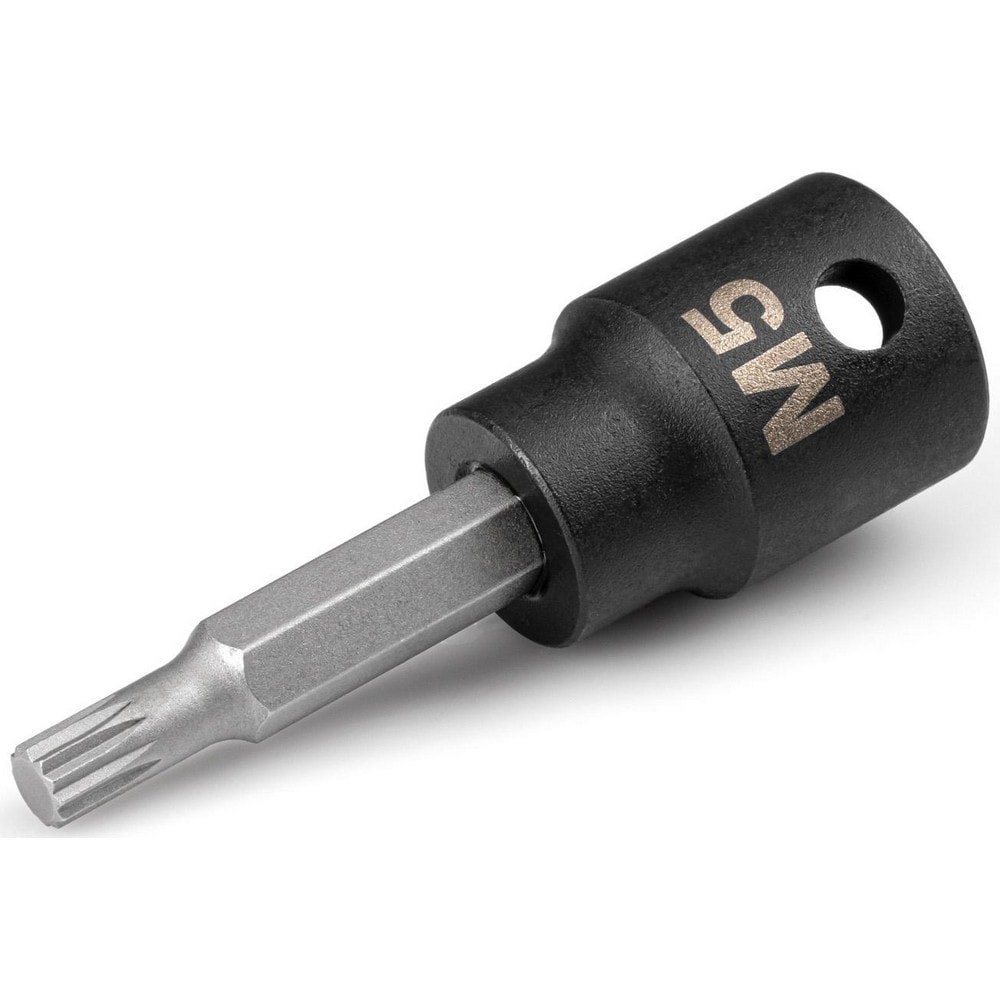 Specialty Sockets; Socket Type: Triple Square ; Type: Triple Square Bit Socket ; Drive Size: 3/8 in ; Socket Size: M5 ; Finish: Manganese Phosphate ; Insulated: No