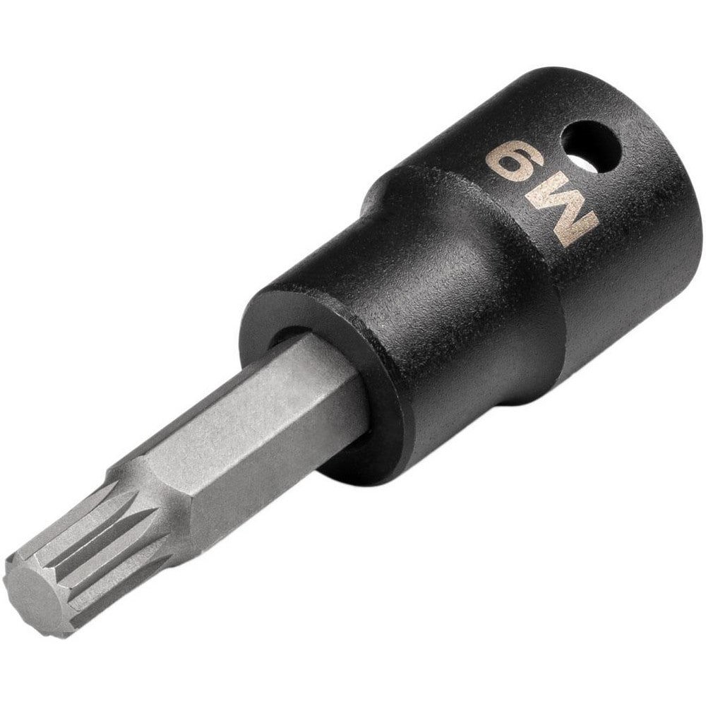 Specialty Sockets; Socket Type: Triple Square ; Type: Bit ; Drive Size: 1/2 in ; Size (Spline): #9 ; Socket Size: M9 ; Hex Size (mm): 9.000