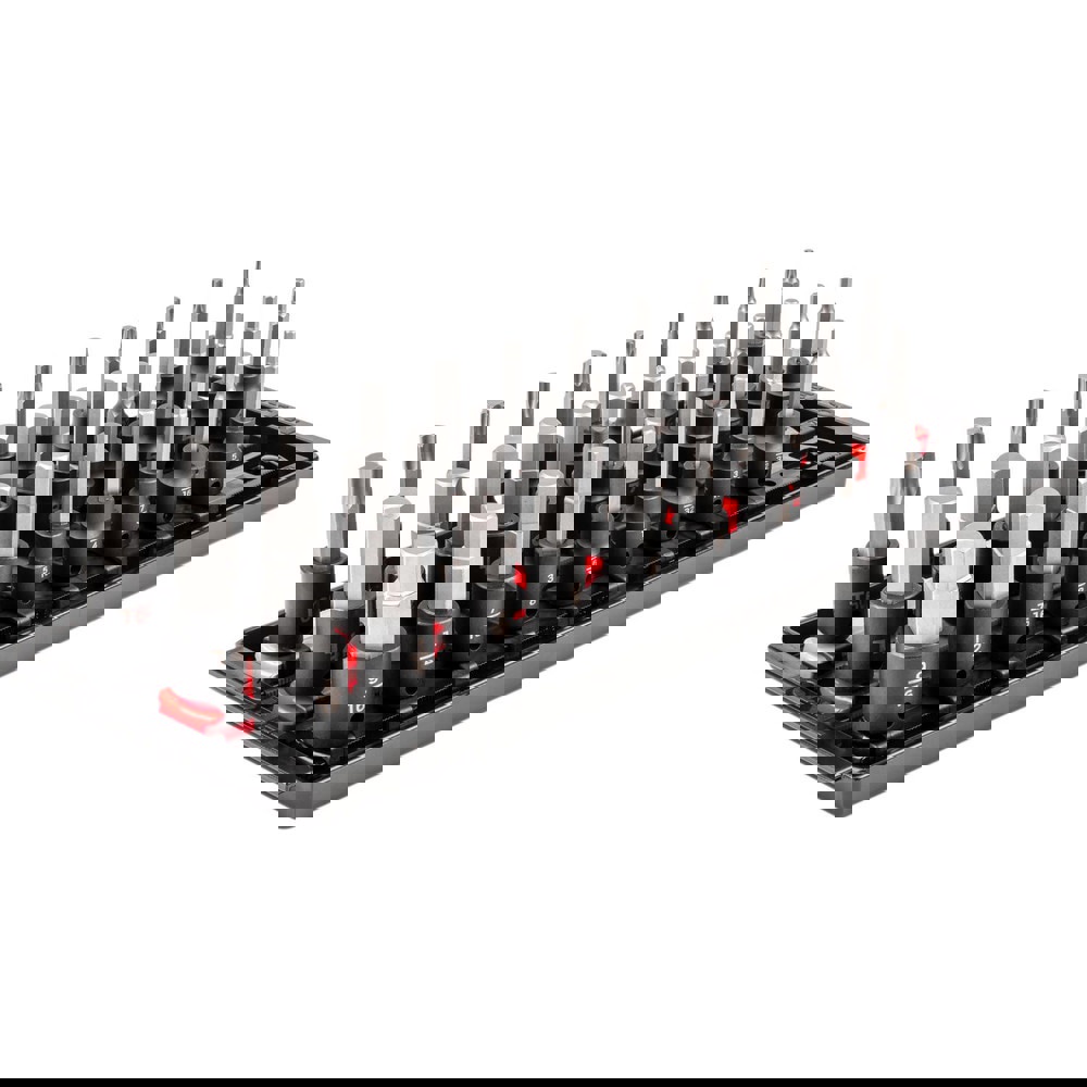Hex & Torx Bit Socket Sets; Set Type: Impact Hex Bit; Torx Bit Socket Set ; Drive Size (Inch): 3/8 ; Minimum Set Hex Size (Inch): 5/32 ; Minimum Set Hex Size (Metric): 4.0 ; Finish: Manganese Phosphate ; Maximum Set Hex Size (Metric): 14