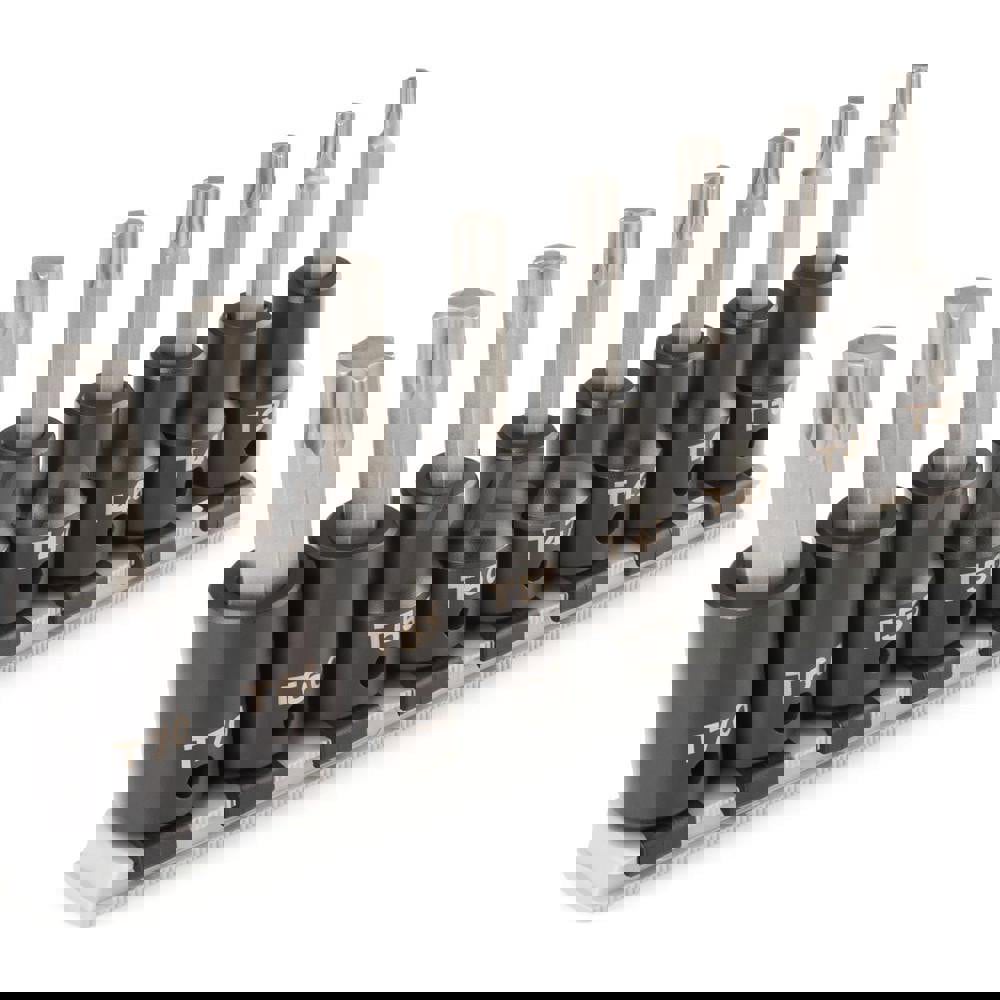 1/2 Inch Drive Torx Impact Bit Socket Set, 8-Piece (T30-T70)