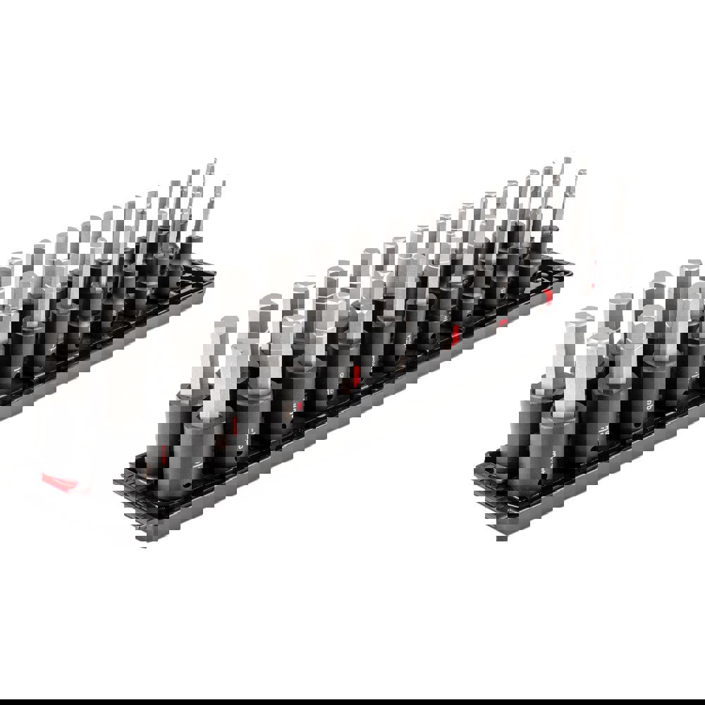 Hex & Torx Bit Socket Sets; Set Type: Impact Hex Bit ; Drive Size (Inch): 1/2 ; Minimum Set Hex Size (Inch): 1/4 ; Minimum Set Hex Size (Metric): 6.0 ; Finish: Manganese Phosphate ; Maximum Set Hex Size (Metric): 19
