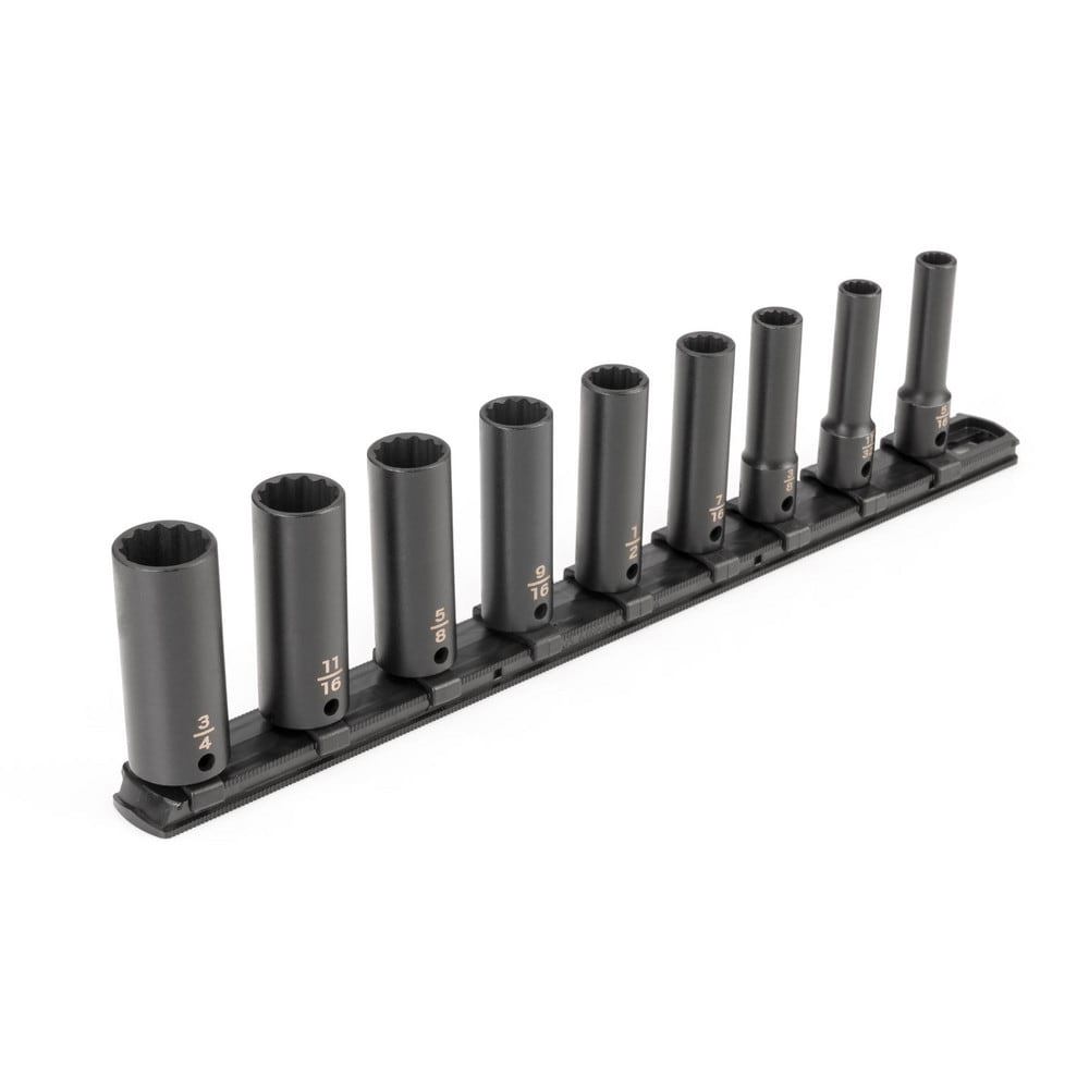 Socket Set Socket Set: 9 Pc, 5/16 to 3/4