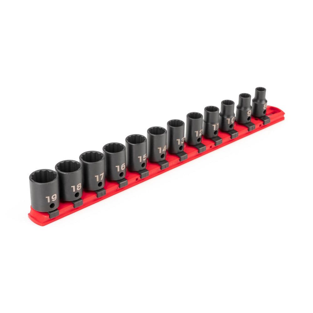Socket Set Socket Set: 12 Pc, 8.00 to 19.00 mm Socket