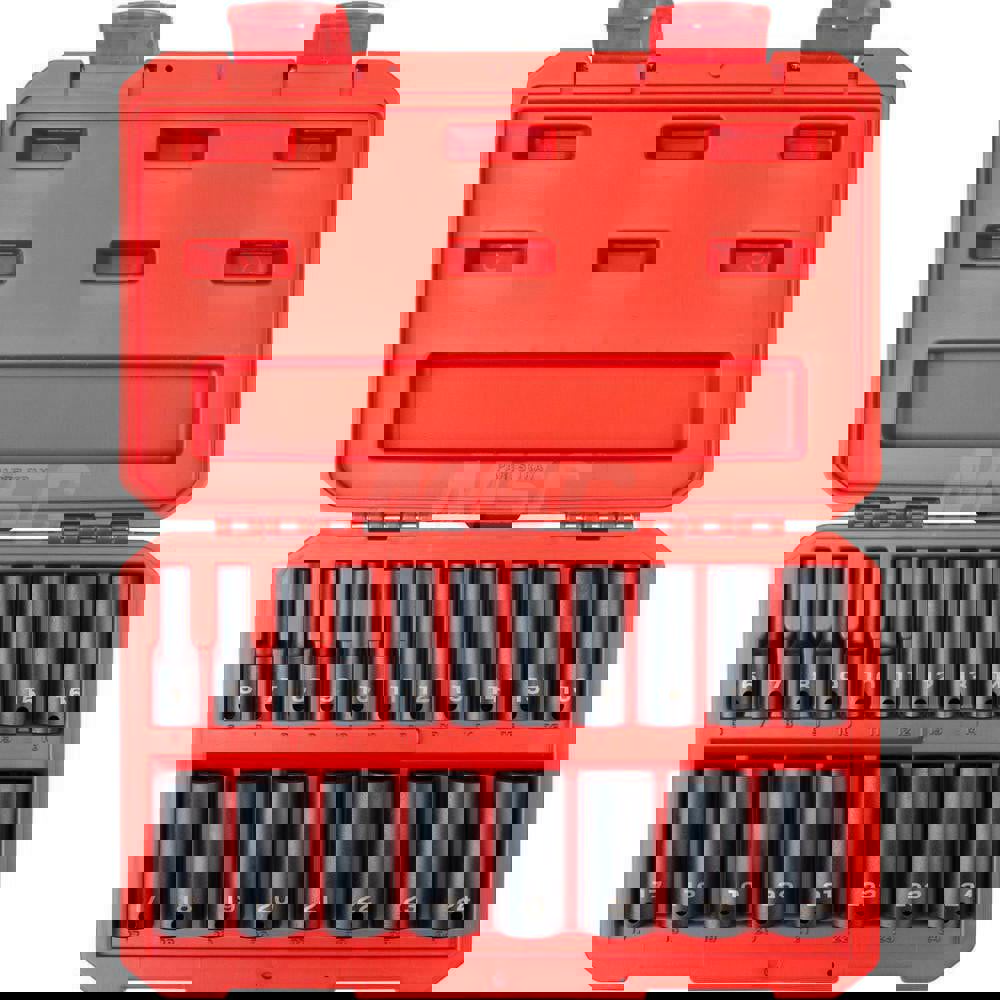 Socket Set Socket Set: 19 Pc, 6 to 24 mm Socket