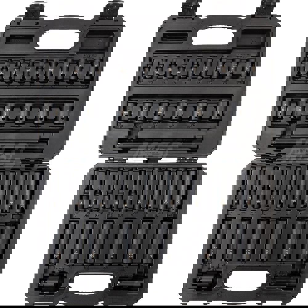 Socket Set Socket Set: 33 Pc, 1/4 to 1