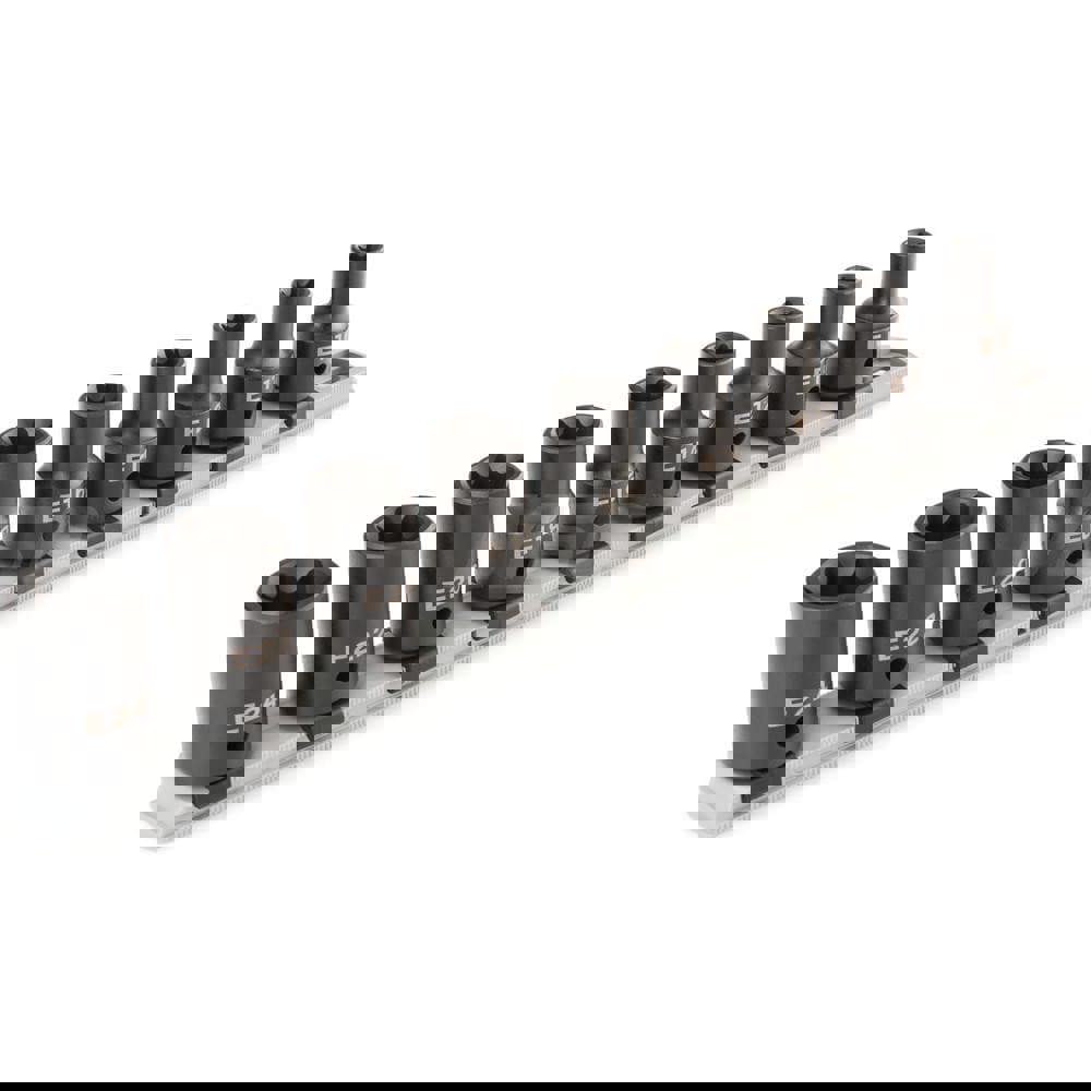 1/2 Inch Drive External Star Impact Socket Set, 9-Piece (E10-E24)