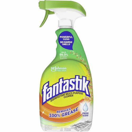 Fantastik Disinfectant Multi-Purpose Cleaner Spray Bottle, Fresh Scent, 32 oz, 8/Case