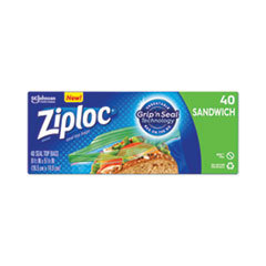 BAG,ZIPLOC,SANDWICH,40/BX