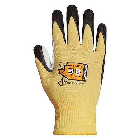Cut, Puncture & Abrasion-Resistant Gloves: Superior Glove Works SKFGFNLTC, Size Large, ANSI Cut A4, ANSI Puncture 2, Foam Nitrile, ParaActiv