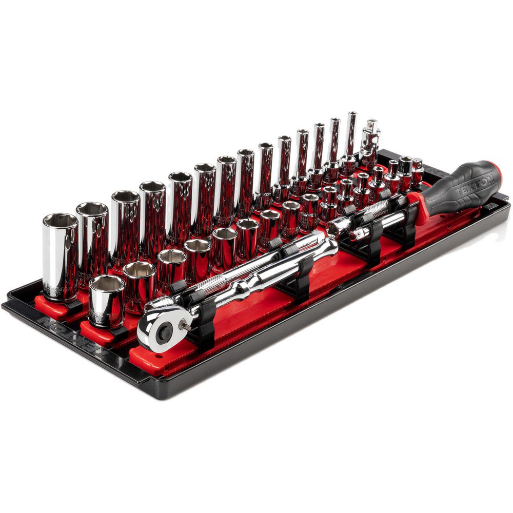 Socket Sets; Set Type: Deep; Standard; Ratchet&Socket Set ; Drive Size: 1/4 in ; Minimum Size (Inch): 4 ; Maximum Size (Inch): 15 ; Tool Type: 1/4 in Standard & Deep Socket Set ; Material: Steel
