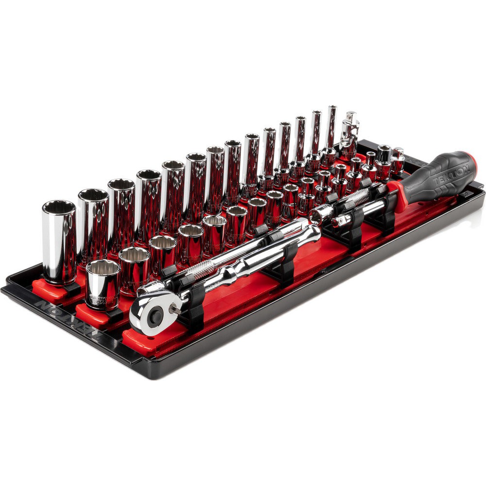Socket Sets; Set Type: Deep; Standard; Ratchet&Socket Set ; Drive Size: 1/4 in ; Minimum Size (Inch): 4 ; Maximum Size (Inch): 15 ; Tool Type: 1/4 in Standard & Deep Socket Set ; Material: Steel
