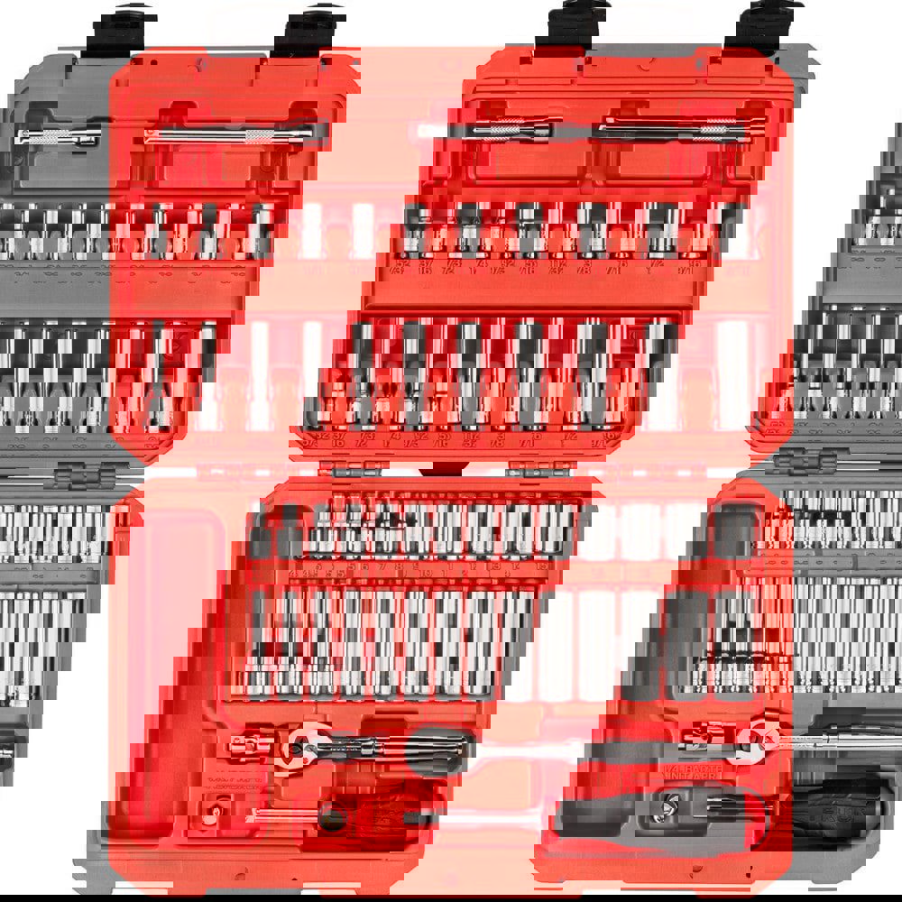 Ratchet & Socket Set Socket Set: 56 Pc,