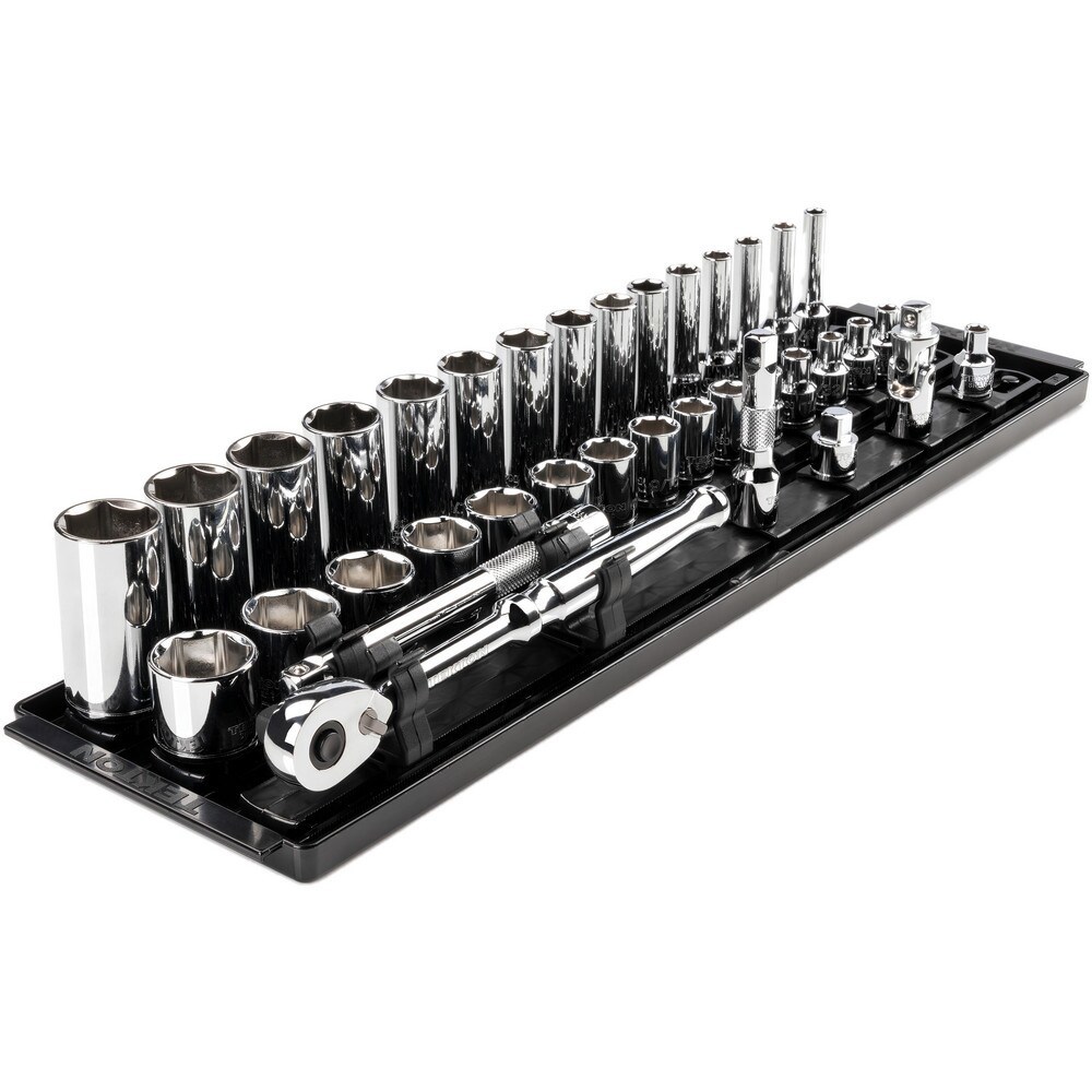 Socket Sets; Set Type: Deep; Standard; Ratchet&Socket Set ; Drive Size: 3/8 in ; Minimum Size (Inch): 0.25 ; Maximum Size (Inch): 1 ; Tool Type: 3/8 in Standard & Deep Socket Set ; Material: Steel