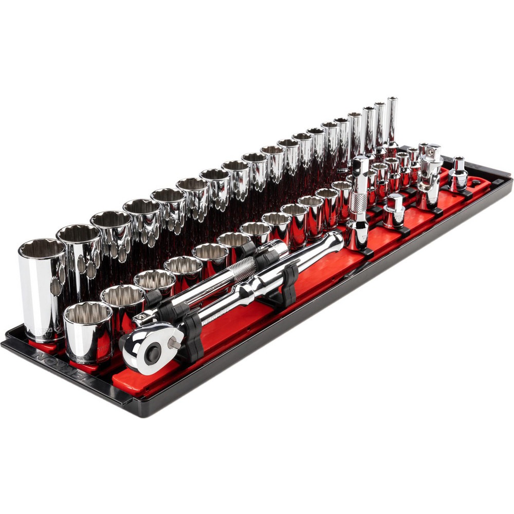 Socket Sets; Set Type: Deep; Standard; Ratchet&Socket Set ; Drive Size: 3/8 in ; Minimum Size (Inch): 6 ; Maximum Size (Inch): 24 ; Tool Type: 3/8 in Standard & Deep Socket Set ; Material: Steel