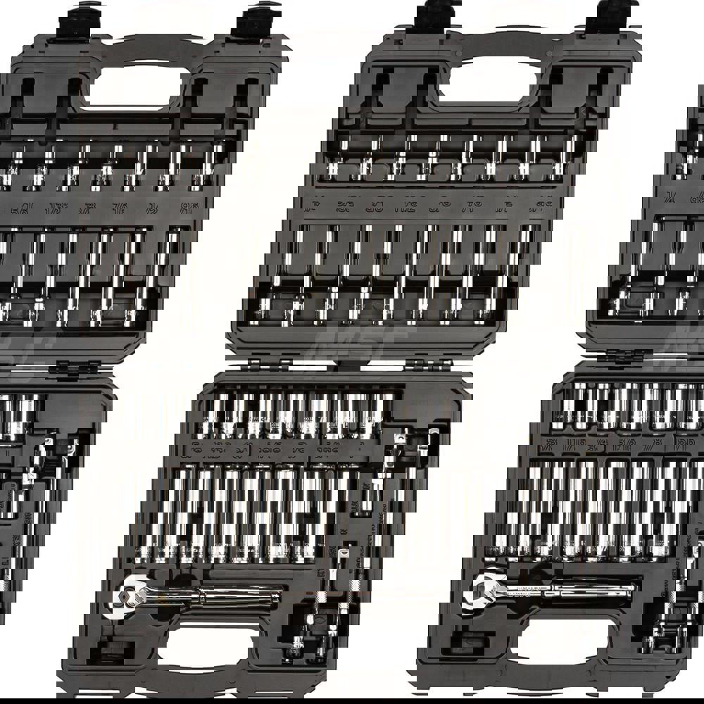 Socket Set Socket Set: 34 Pc, 1/4 to 1