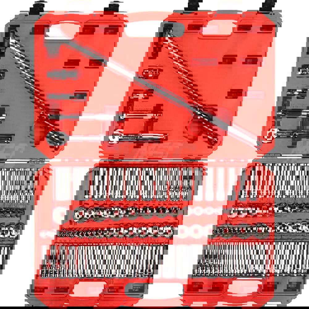 Socket Set Socket Set: 74 Pc, 1/4 to 1