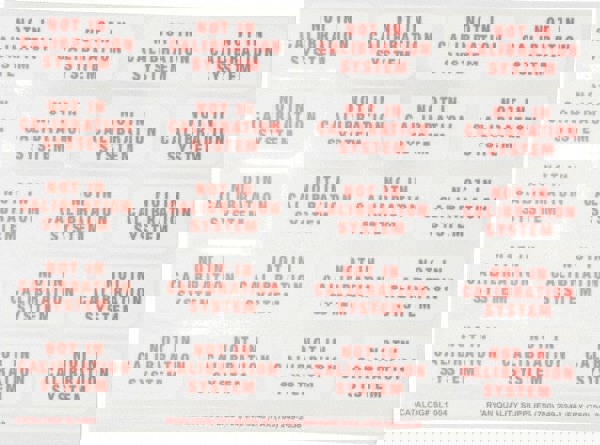 Inspection & Quality Label: 