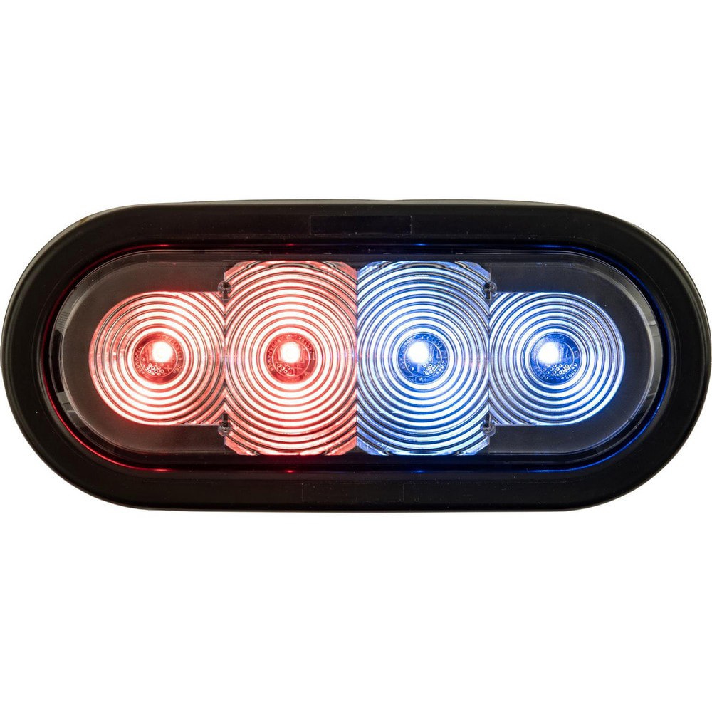 Auxiliary Lights; Light Type: Strobe Light ; Amperage Rating: 0.2500 ; Light Technology: LED ; Color: Red; Blue ; Wattage: 3.000 ; Material: Polycarbonate