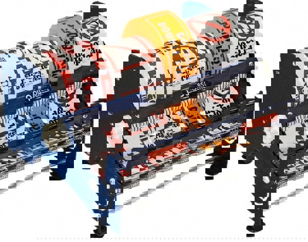 Label Maker Label: Blue, Steel, 1 per Roll