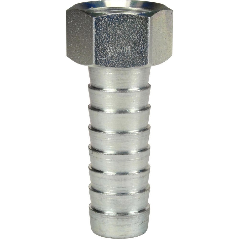 Suction & Discharge Hose Couplings; Type: Long Shank Hose Coupling ; Coupling Type: Long Shank x Female NPSM ; Coupling Descriptor: Long Shank Female Coupling ; Material: Plated Steel ; Coupler Size (Fractional Inch): 3/4 ; Thread Size: 3/4
