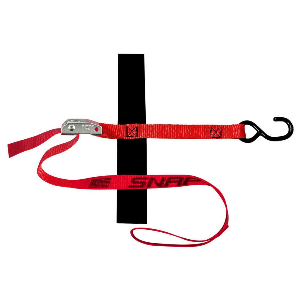 SNAP-LOC 1 in x 4 ft S-Hook Loop Cam Strap Tie-Down 1,500 lb