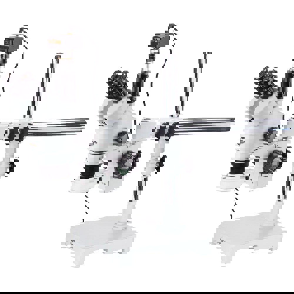 Microscopes; Microscope Type: Stereo ; Eyepiece Type: Trinocular ; Arm Type: Boom Stand; Single Arm ; Image Direction: Upright ; Eyepiece Magnification: 10x