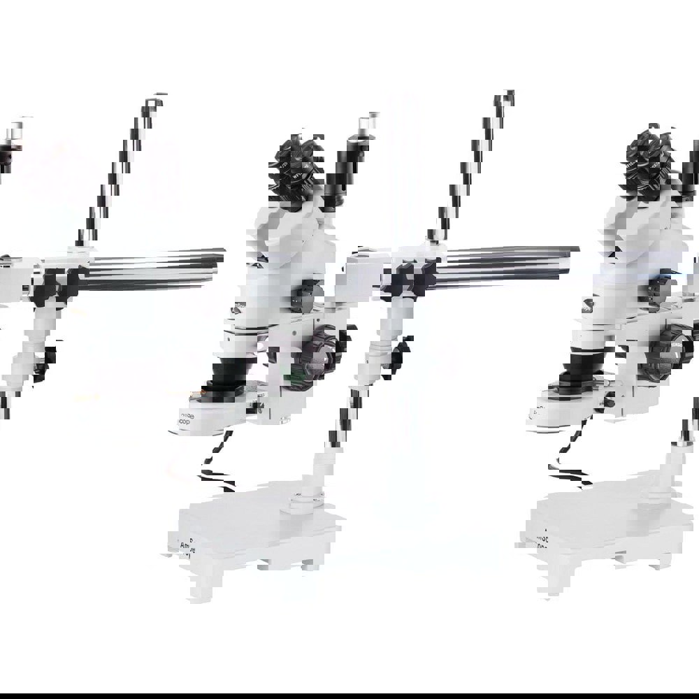 Microscopes; Microscope Type: Stereo ; Eyepiece Type: Trinocular ; Arm Type: Boom Stand; Single Arm ; Image Direction: Upright ; Eyepiece Magnification: 10x