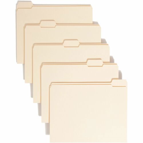 File Folders with Top Tab: Letter, Manila, 100/Pack
