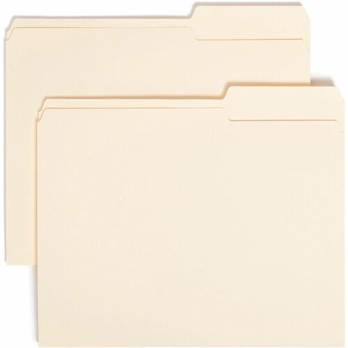 File Folders with Top Tab: Letter, Manila, 100/Pack