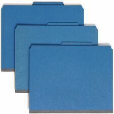 Classification Folder: Letter, Blue, 10/Pack