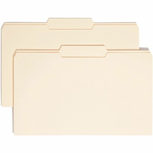 File Folders with Top Tab: Legal, Manila, 100/Pack