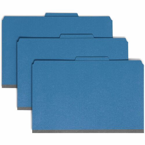 Classification Folder: Legal, Blue, 10/Pack