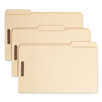 File Folders with Top Tab: Legal, Manila, 50/Pack