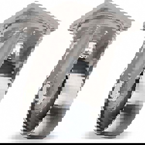 Swivel Top Plate Caster: Forged Steel, 8