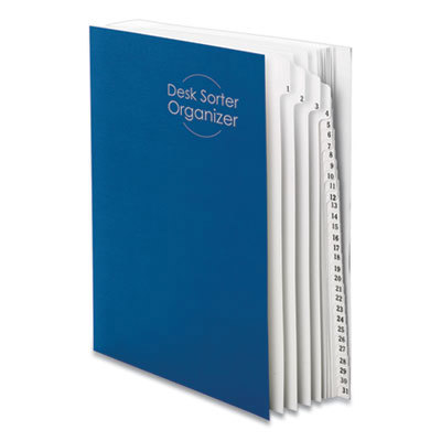 Indexed Sorter: Letter, Navy Blue