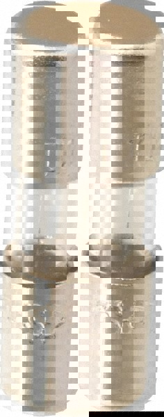 Cylindrical Fast-Acting Fuse: 1 A, 15 mm OAL, 5 mm Dia