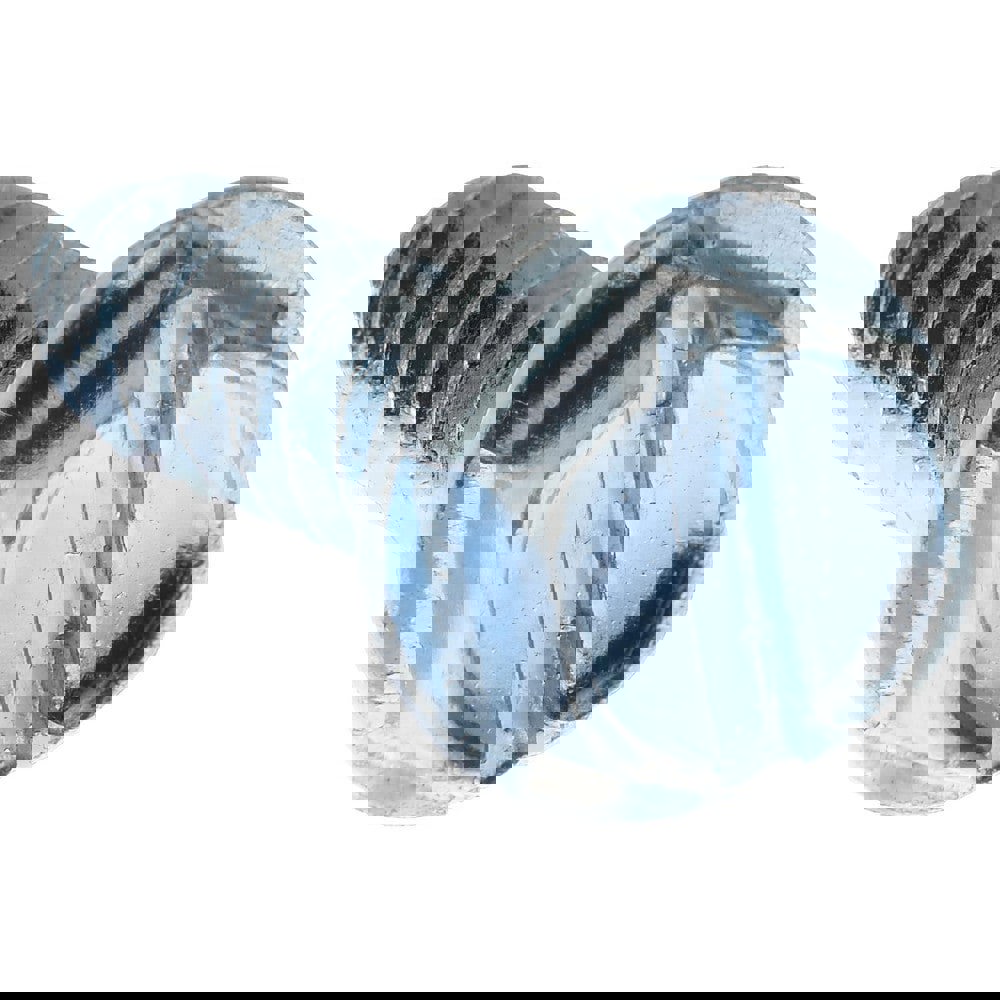 Sheet Metal Screw: #8, Hex Washer Head, Slotted