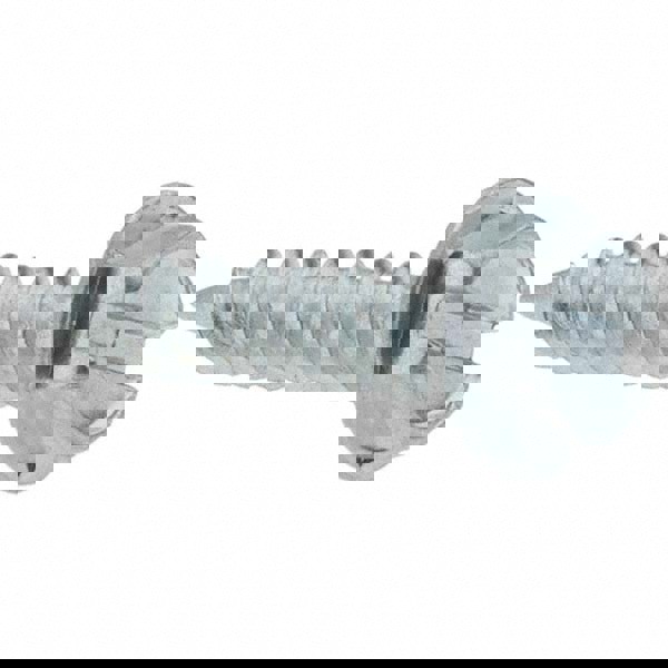 Sheet Metal Screw: #8, Hex Washer Head, Slotted