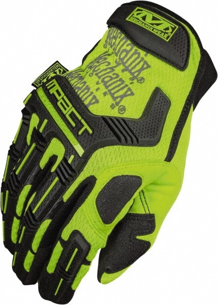 Work Gloves: Mechanix Wear SMP-91, Size Small, Leather Lined, Leather, Impact