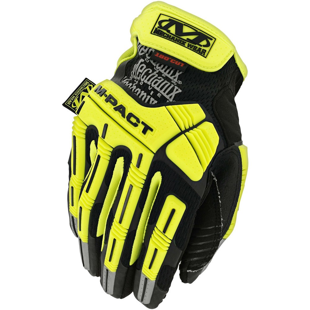 Cut & Abrasive-Resistant Gloves: Size S, ANSI Cut A5, Synthetic Leather