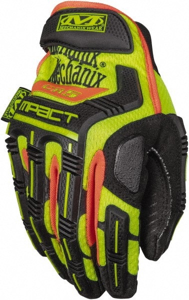 Cut & Abrasive-Resistant Gloves: Size 2XL, ANSI Cut A5, ANSI, Synthetic Leather