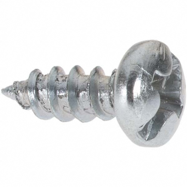 Sheet Metal Screw: #6, Pan Head, Slotted & Phillips