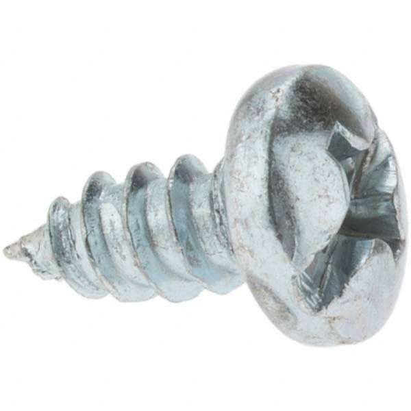 Sheet Metal Screw: #8, Pan Head, Slotted & Phillips