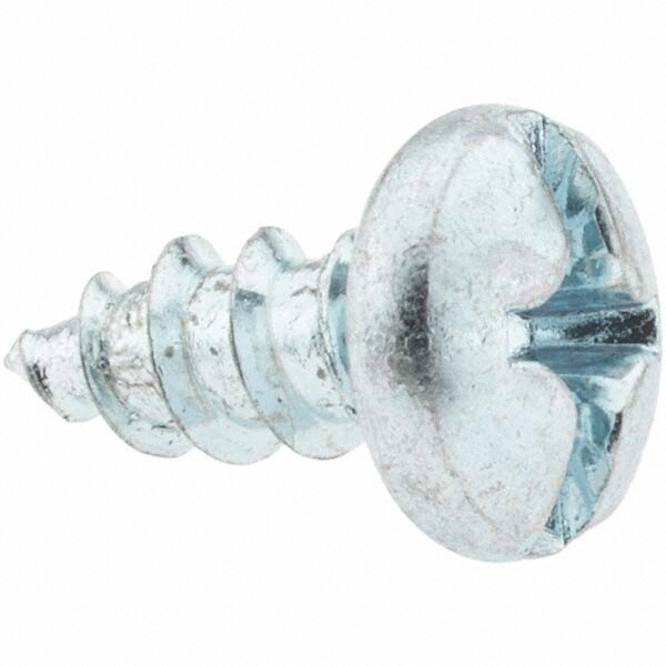 Sheet Metal Screw: #12, Pan Head, Slotted & Phillips